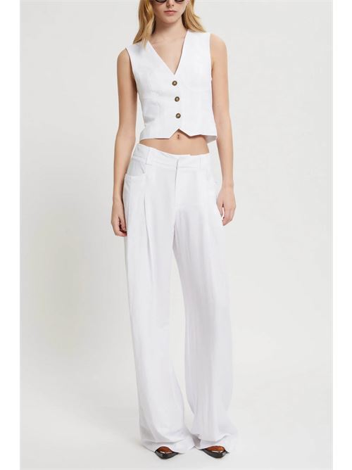 Pantaloni in lino ERMANNO FIRENZE | D46EP029ES1MF01000010